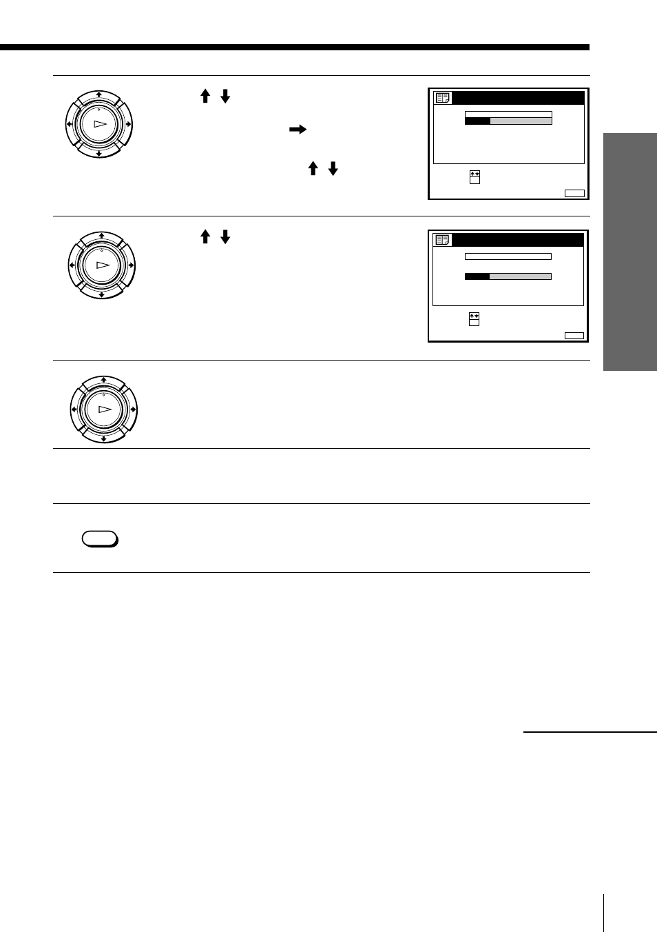 Press ok to confirm the setting, Press menu to exit the menu, Getting started | Continued | Sony SLV-SE10EE User Manual | Page 21 / 56