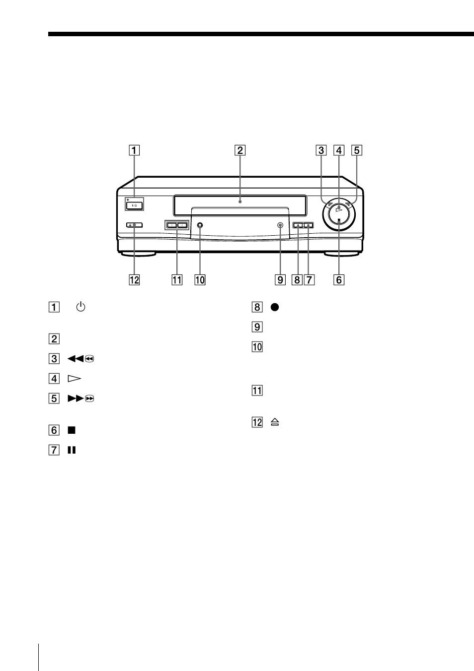 Index to parts and controls | Sony SLV-SE10EE User Manual | Page 50 / 56