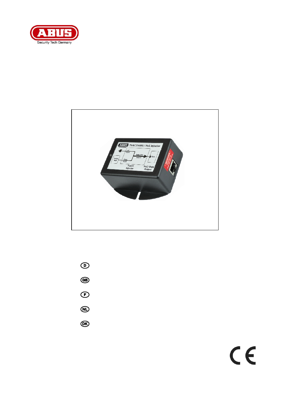 ABUS TVAC25000 User Manual | 52 pages