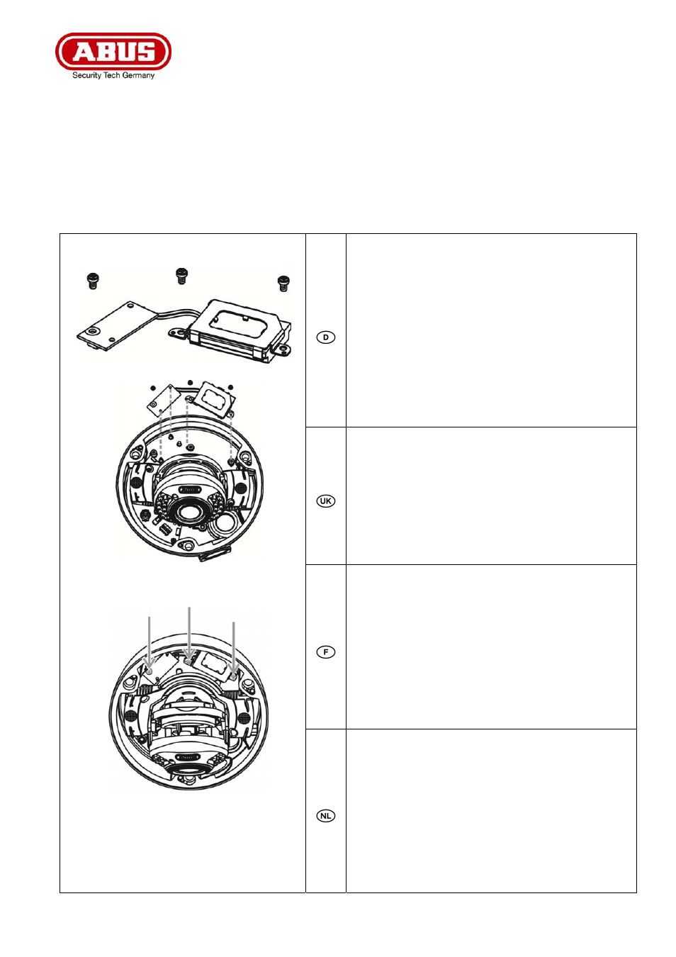 ABUS TVAC31000 User Manual | 2 pages