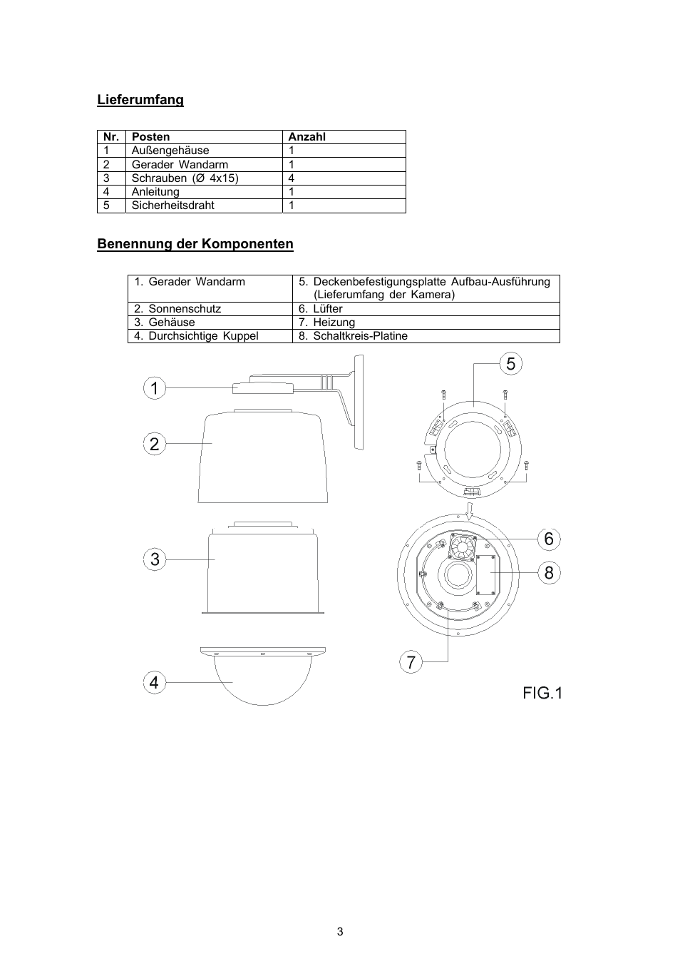 ABUS TV7606 User Manual | Page 3 / 48