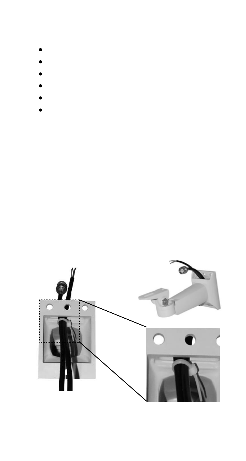 Inhoud van de levering, Installing the support | ABUS TV8339 User Manual | Page 12 / 20