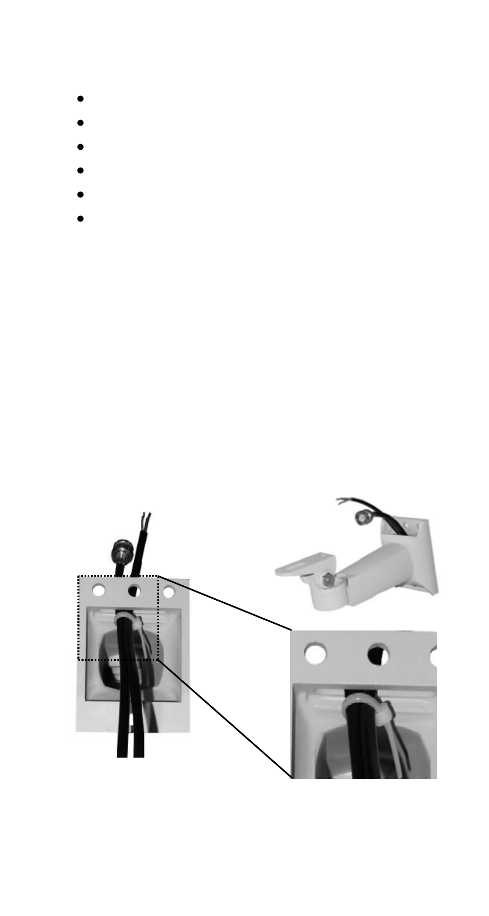 Componenti forniti, Montaggio del supporto | ABUS TV8339 User Manual | Page 18 / 20