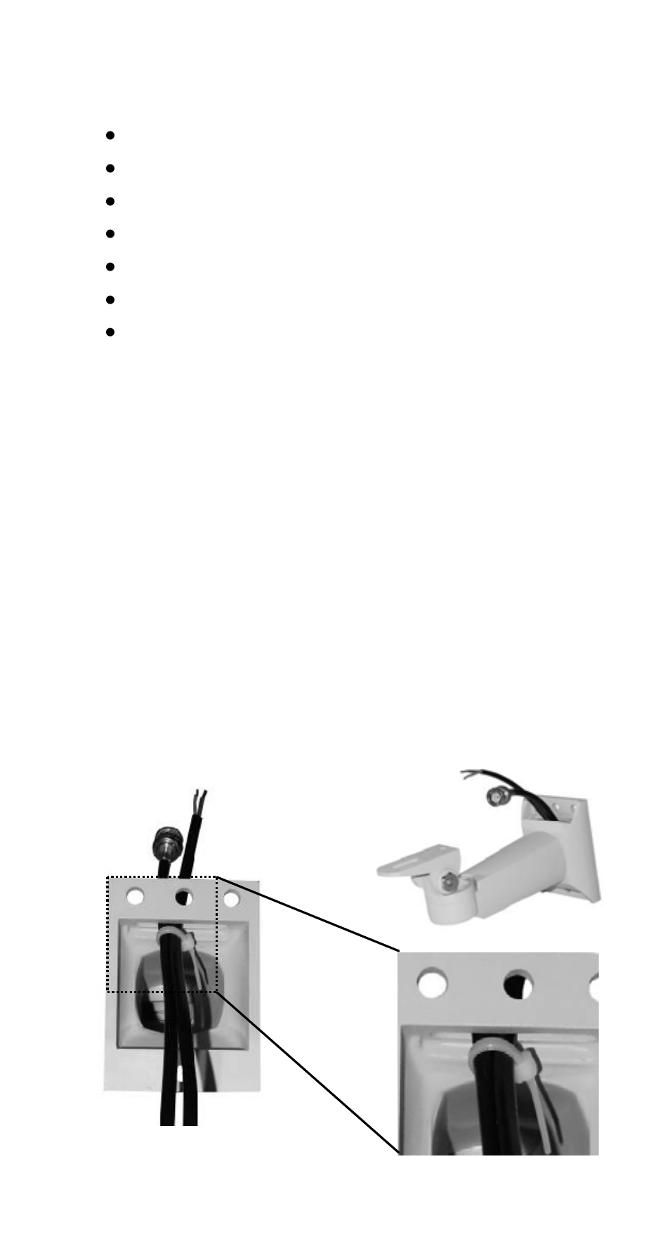 Lieferumfang, Montage der halterung | ABUS TV8339 User Manual | Page 3 / 20