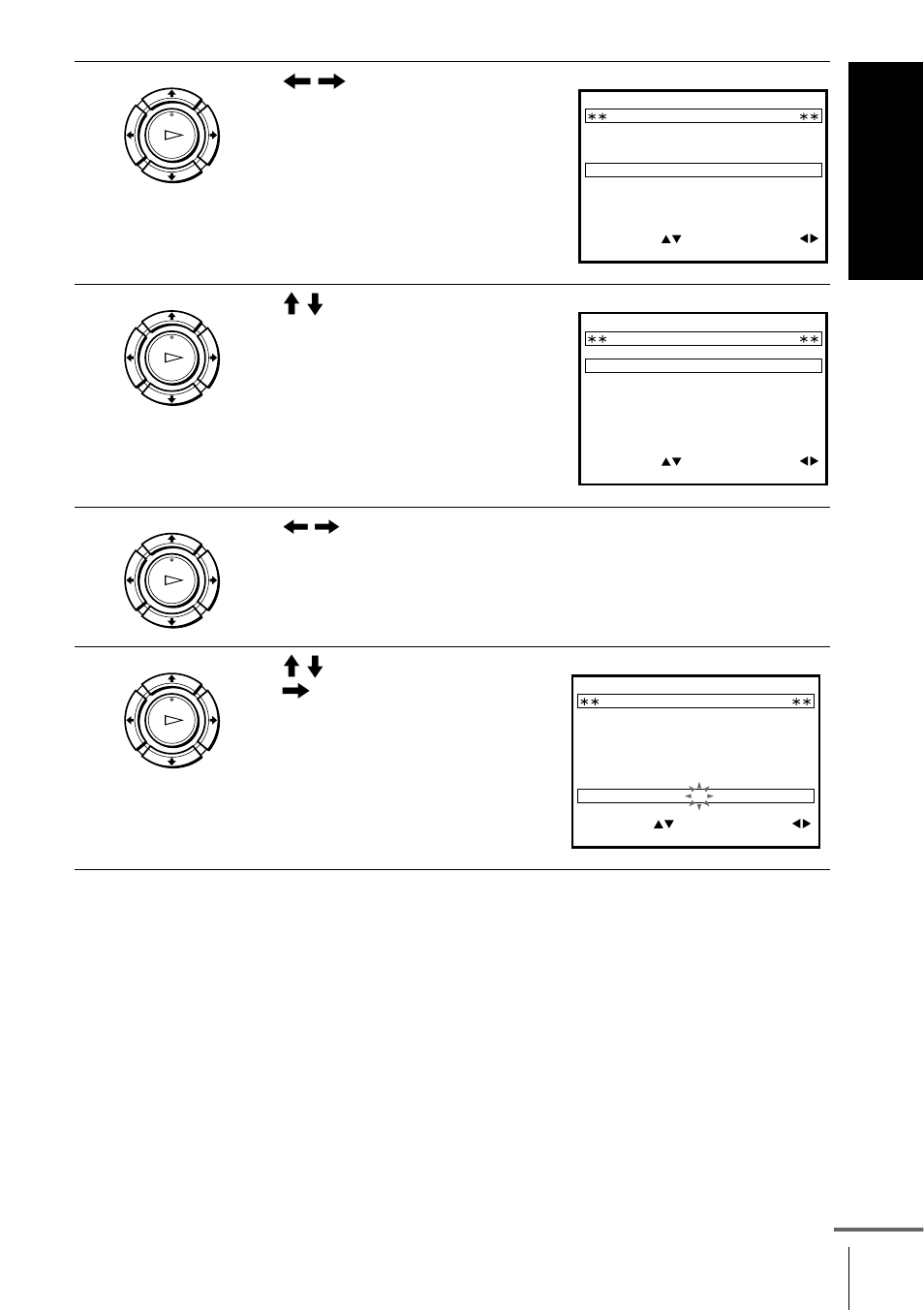 Press m/m to highlight sys, Press, Press m/m to highlight nom, then press | Ge tting star te d | Sony SLV-SE210B User Manual | Page 19 / 56