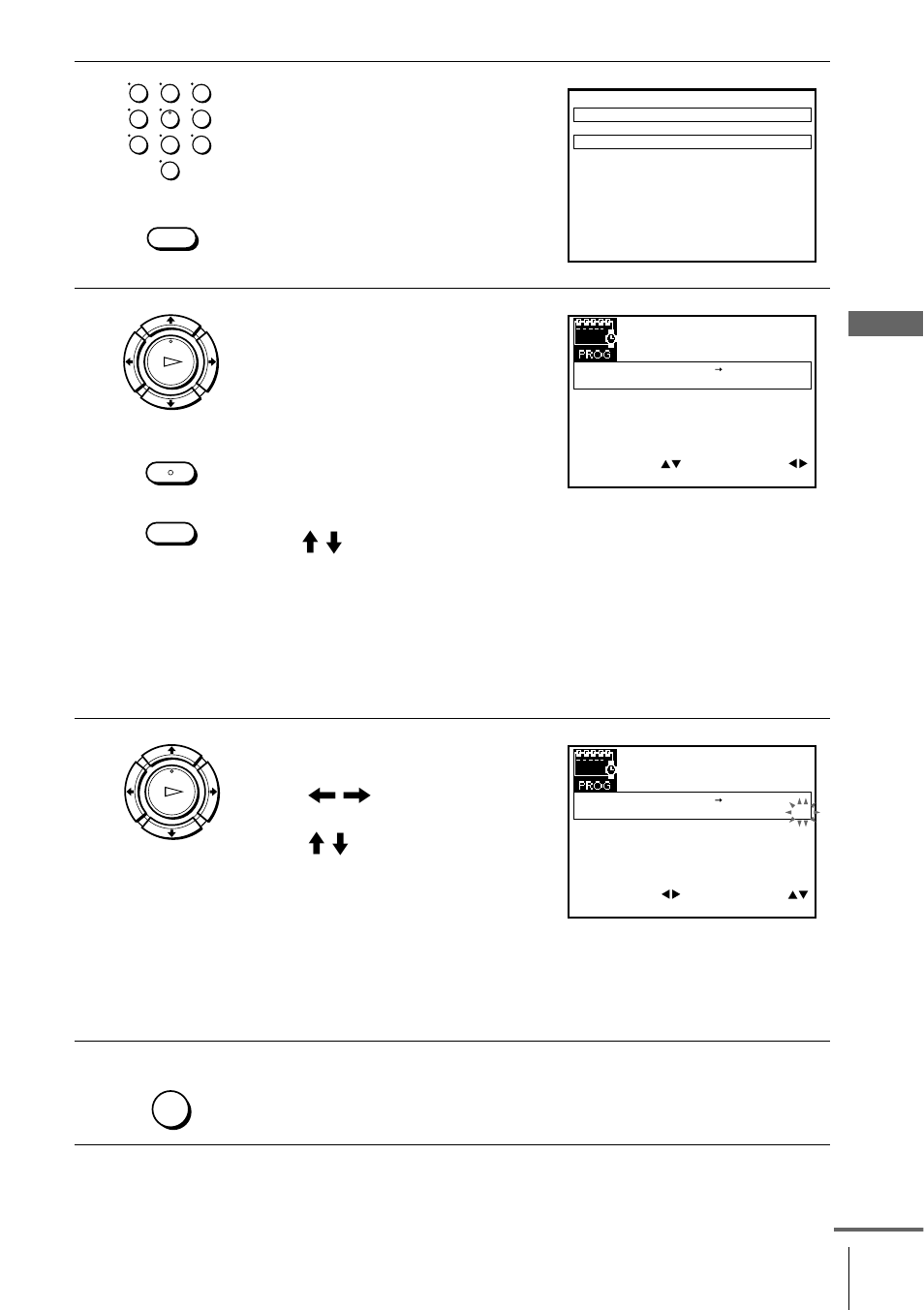 Press menu to exit the menu, Ba si c op er a tio ns | Sony SLV-SE210B User Manual | Page 35 / 56