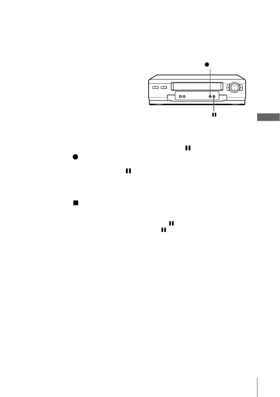Operation (when recording on this vcr) | Sony SLV-SE210B User Manual | Page 49 / 56