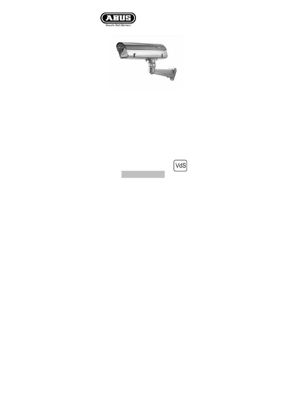 Uk-tv8493-tv8495-10112008, Outdoor housing | ABUS TV8493-TV8495 User Manual | Page 7 / 30