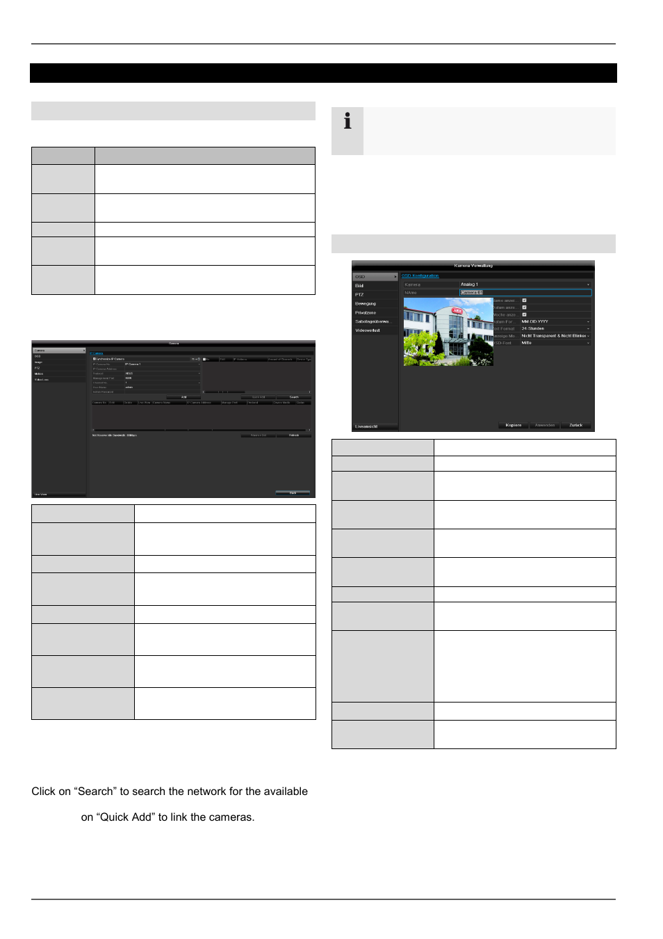 Camera, Settings | ABUS TVVR60021 User Manual | Page 105 / 394