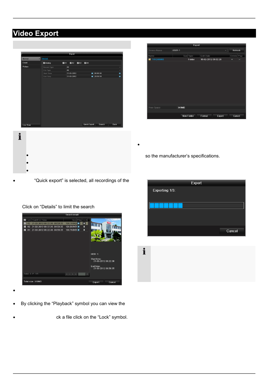 Video export | ABUS TVVR60021 User Manual | Page 121 / 394