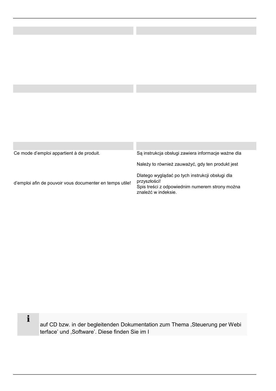 Hinweise zur bedienungsanleitung | ABUS TVVR60021 User Manual | Page 2 / 394
