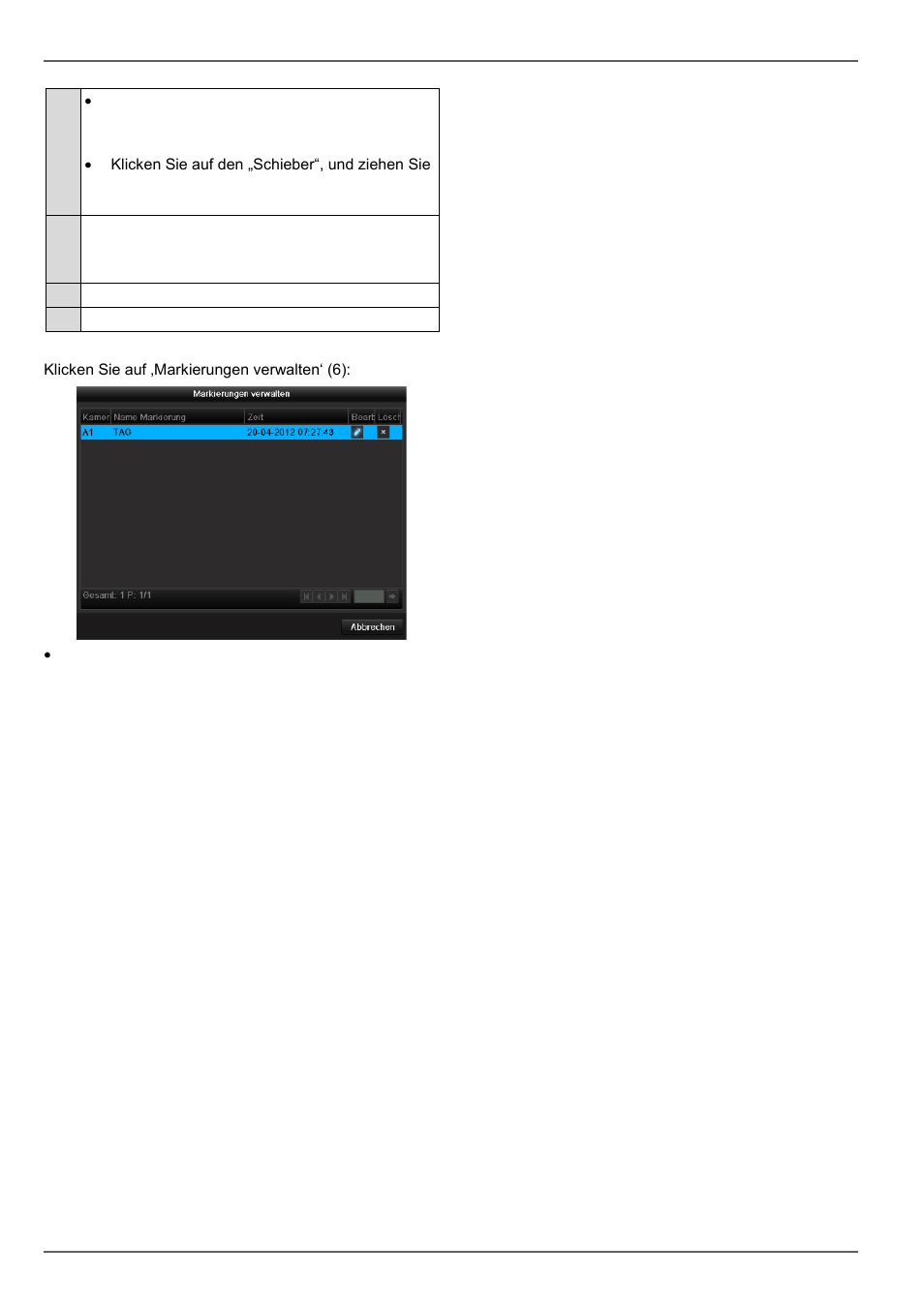 Wiedergabe in der liveansicht | ABUS TVVR60021 User Manual | Page 25 / 394