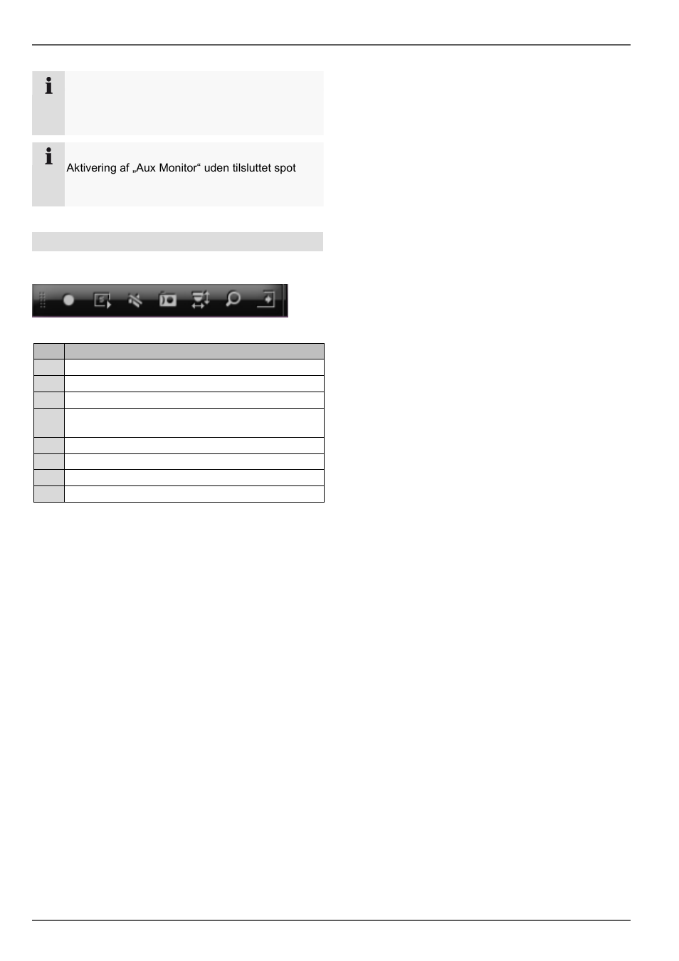 Live-visning, Menulinje i kamerabilledet | ABUS TVVR60021 User Manual | Page 284 / 394