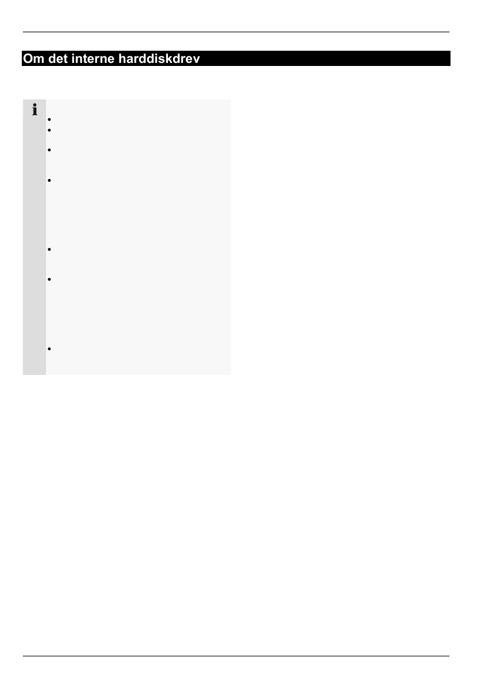 Om det interne harddiskdrev | ABUS TVVR60021 User Manual | Page 326 / 394