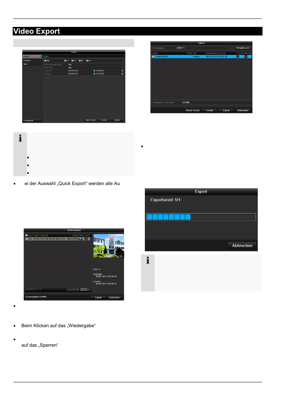 Video export | ABUS TVVR60021 User Manual | Page 56 / 394