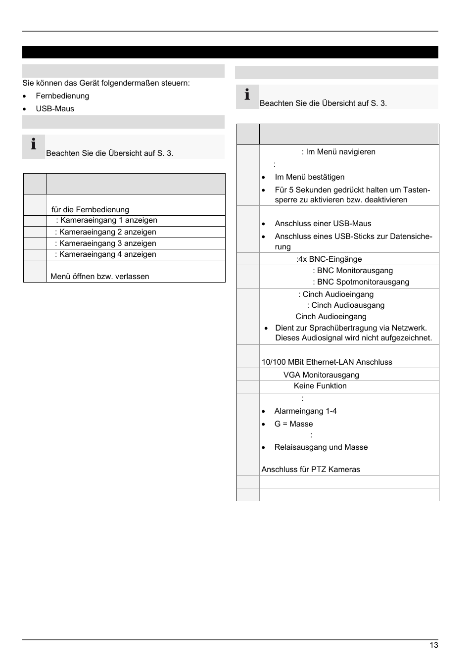Systembedienung | ABUS TVVR20001 User Manual | Page 13 / 313