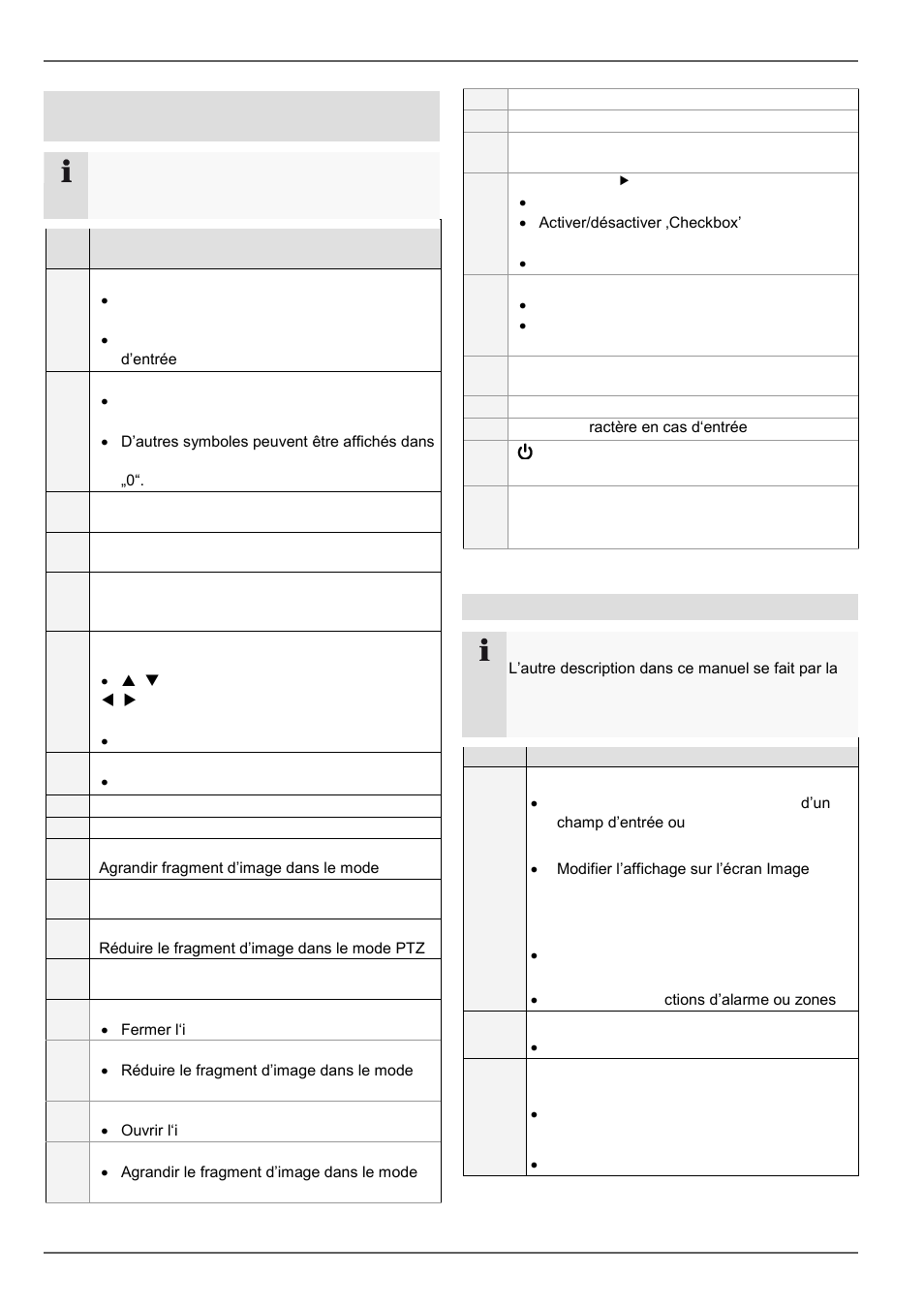 Commande du système, Eléments de commande de la commande à distance, Commande par la souris | ABUS TVVR20001 User Manual | Page 137 / 313