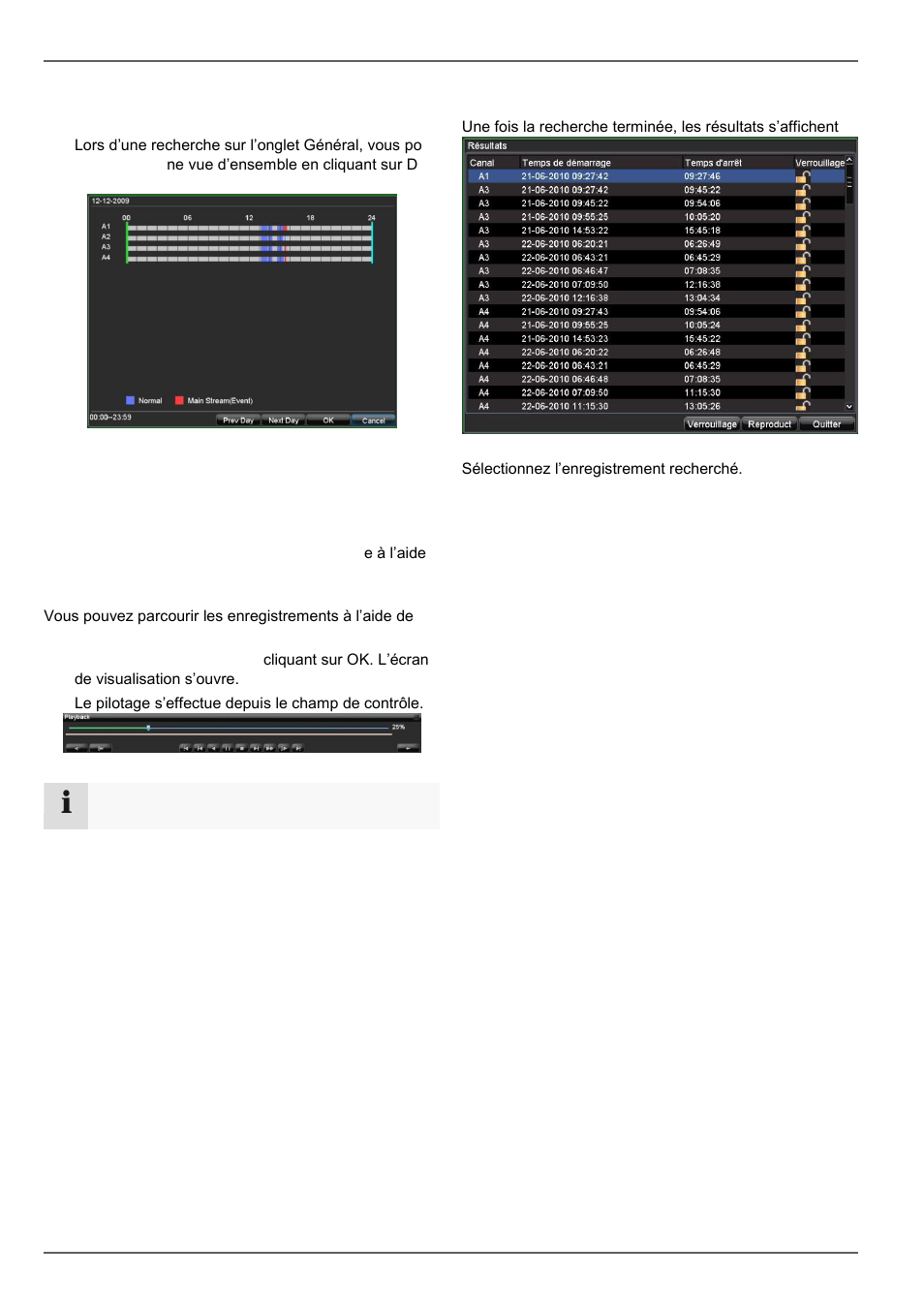 Résultats de recherche, Menu appareil | ABUS TVVR20001 User Manual | Page 154 / 313