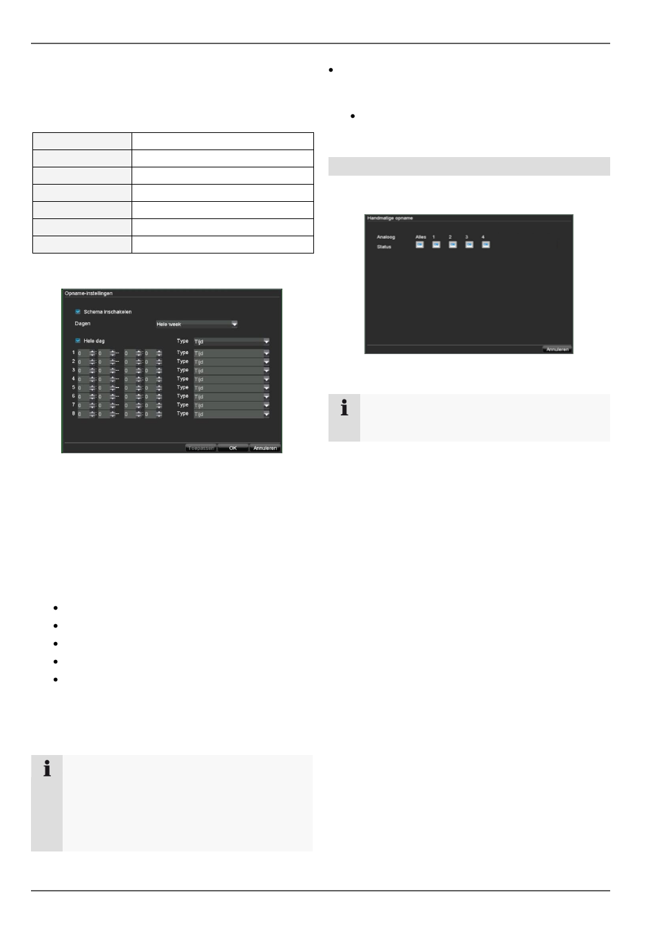 Opname, Handmatige opname | ABUS TVVR20001 User Manual | Page 207 / 313