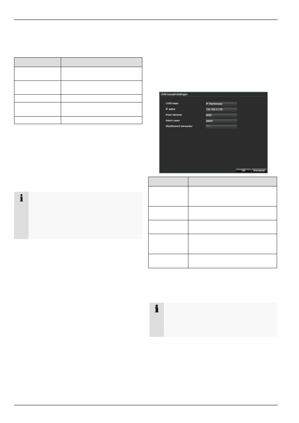 Relaisuitgang, Ip-alarmmodule, Alarminstellingen | ABUS TVVR20001 User Manual | Page 237 / 313