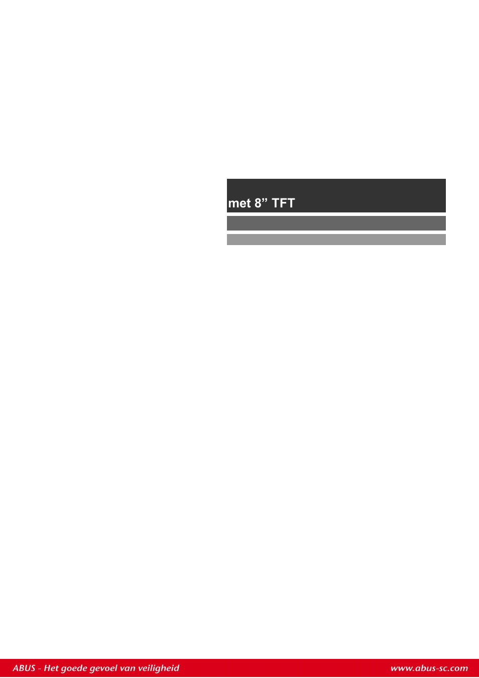Abus 4 kanaals combinatie dvr met 8” tft | ABUS TVVR20001 User Manual | Page 247 / 313