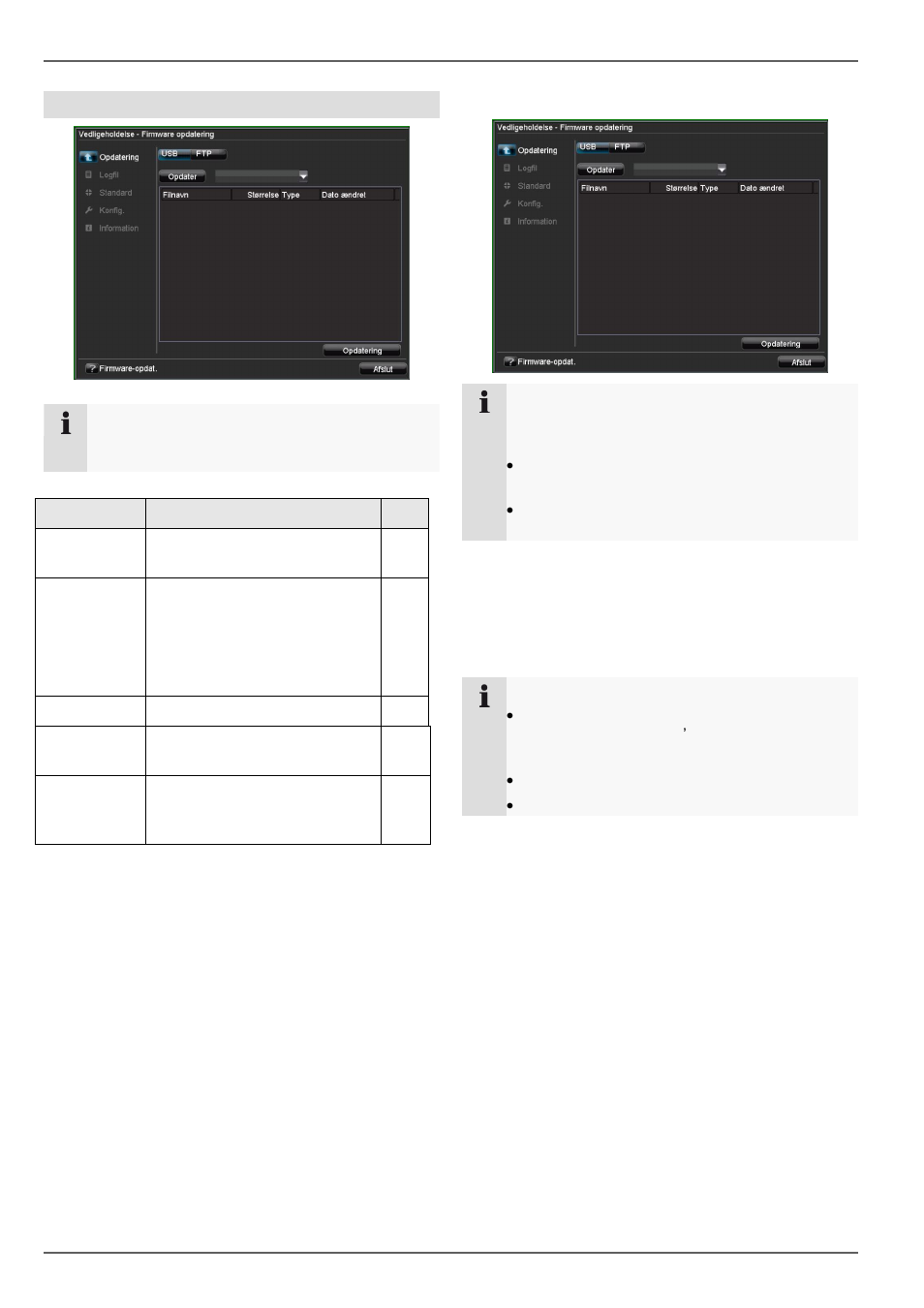 Opgradering af apparat, Apparatmenu, Vedligeholdelse | ABUS TVVR20001 User Manual | Page 293 / 313