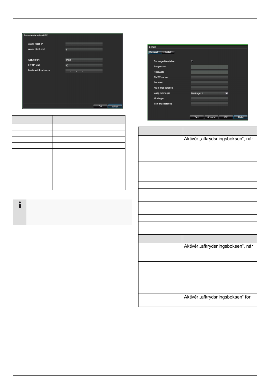 Netværk | ABUS TVVR20001 User Manual | Page 299 / 313