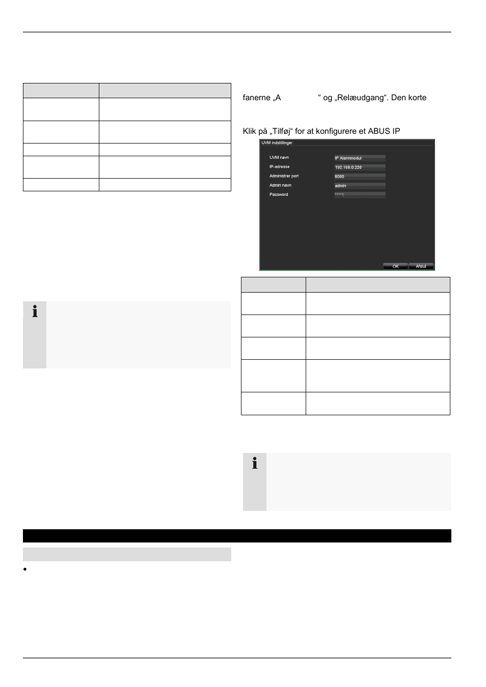 Relæudgang, Ip-alarmmodul, Rengøring og pleje af apparatet | Henvisning | ABUS TVVR20001 User Manual | Page 303 / 313