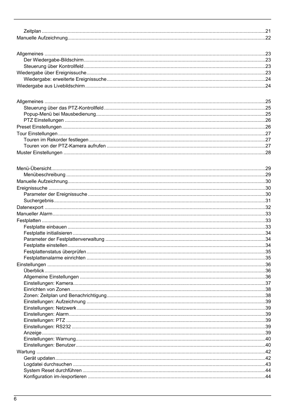 ABUS TVVR20001 User Manual | Page 6 / 313