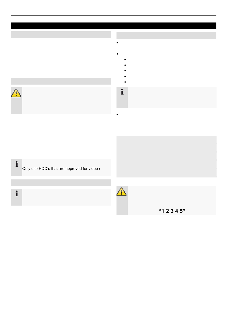 Quick guide, Before you start, Installing the hdd | Establishing the connections, Configuring the device | ABUS TVVR20001 User Manual | Page 70 / 313