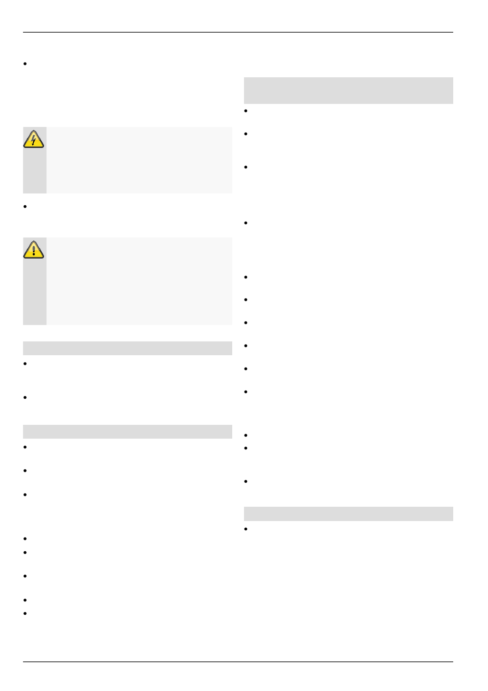 Important safety information, Overloading / overvoltage, Cables | Installation location / operating environ- ment, Remote control | ABUS TVVR20001 User Manual | Page 72 / 313