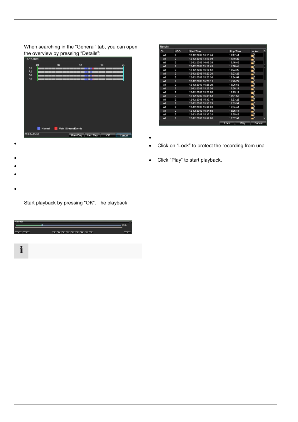 Results, Device menu | ABUS TVVR20001 User Manual | Page 93 / 313