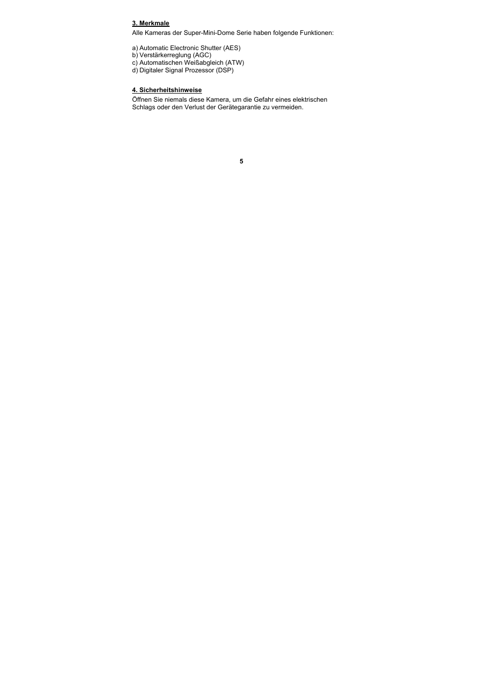 ABUS TV7400-TV7402 User Manual | Page 5 / 61