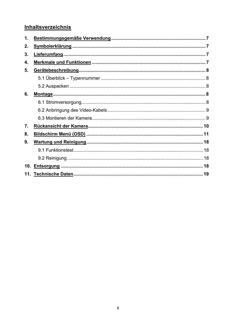 ABUS TVCC51000 User Manual | Page 6 / 105