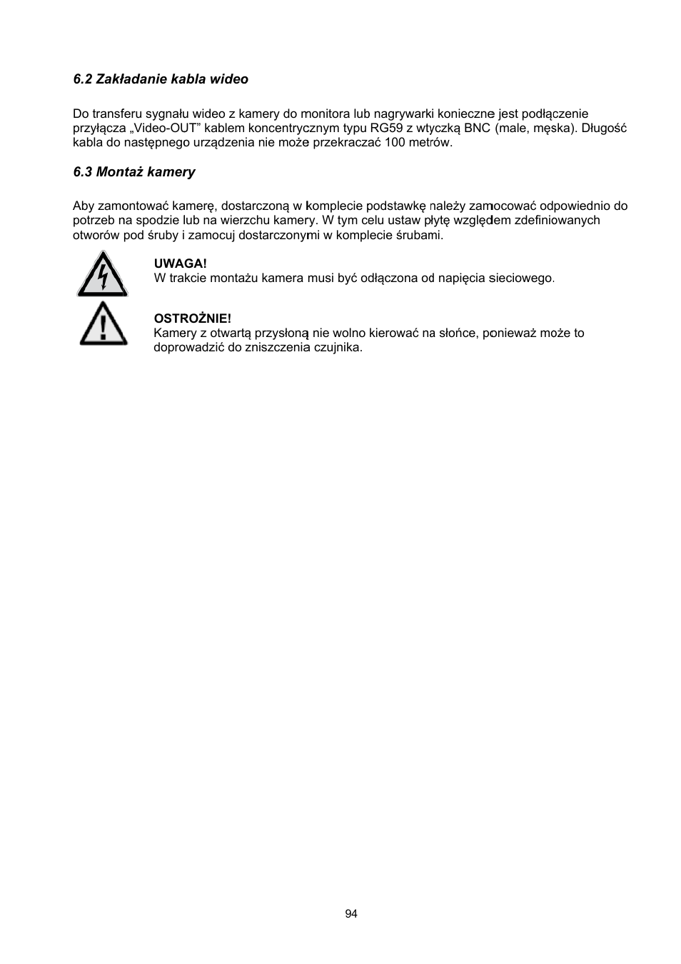 ABUS TVCC51000 User Manual | Page 94 / 105