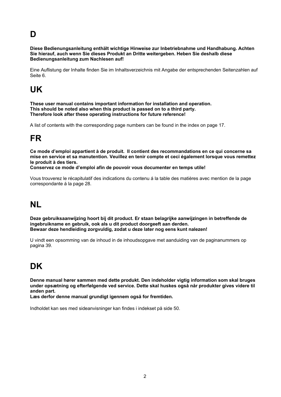 ABUS TVCC20000-TVCC20541 User Manual | Page 2 / 58