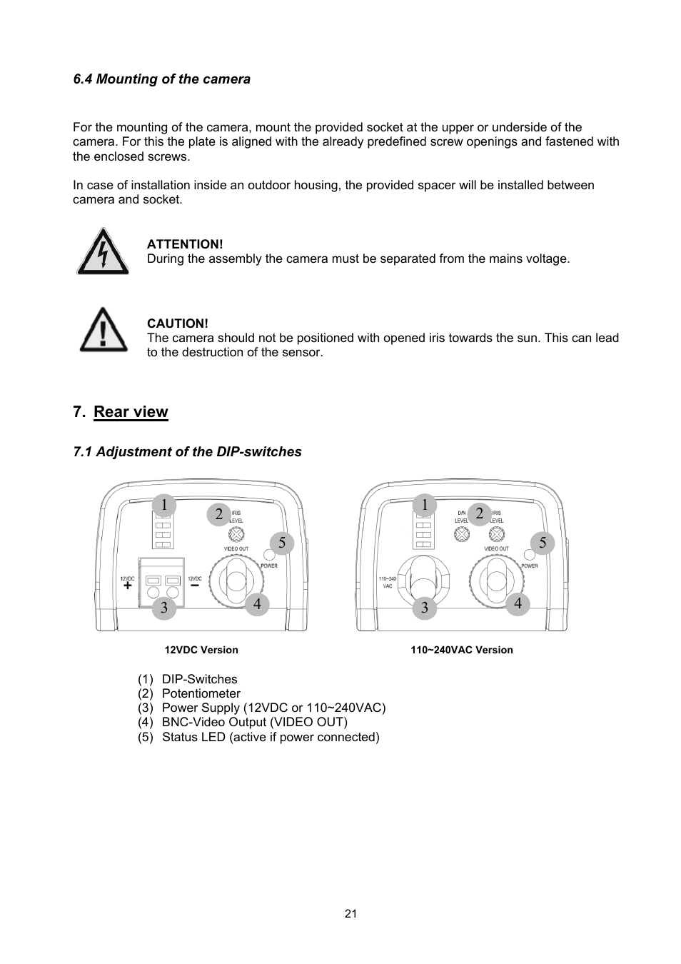 ABUS TVCC20000-TVCC20541 User Manual | Page 21 / 58