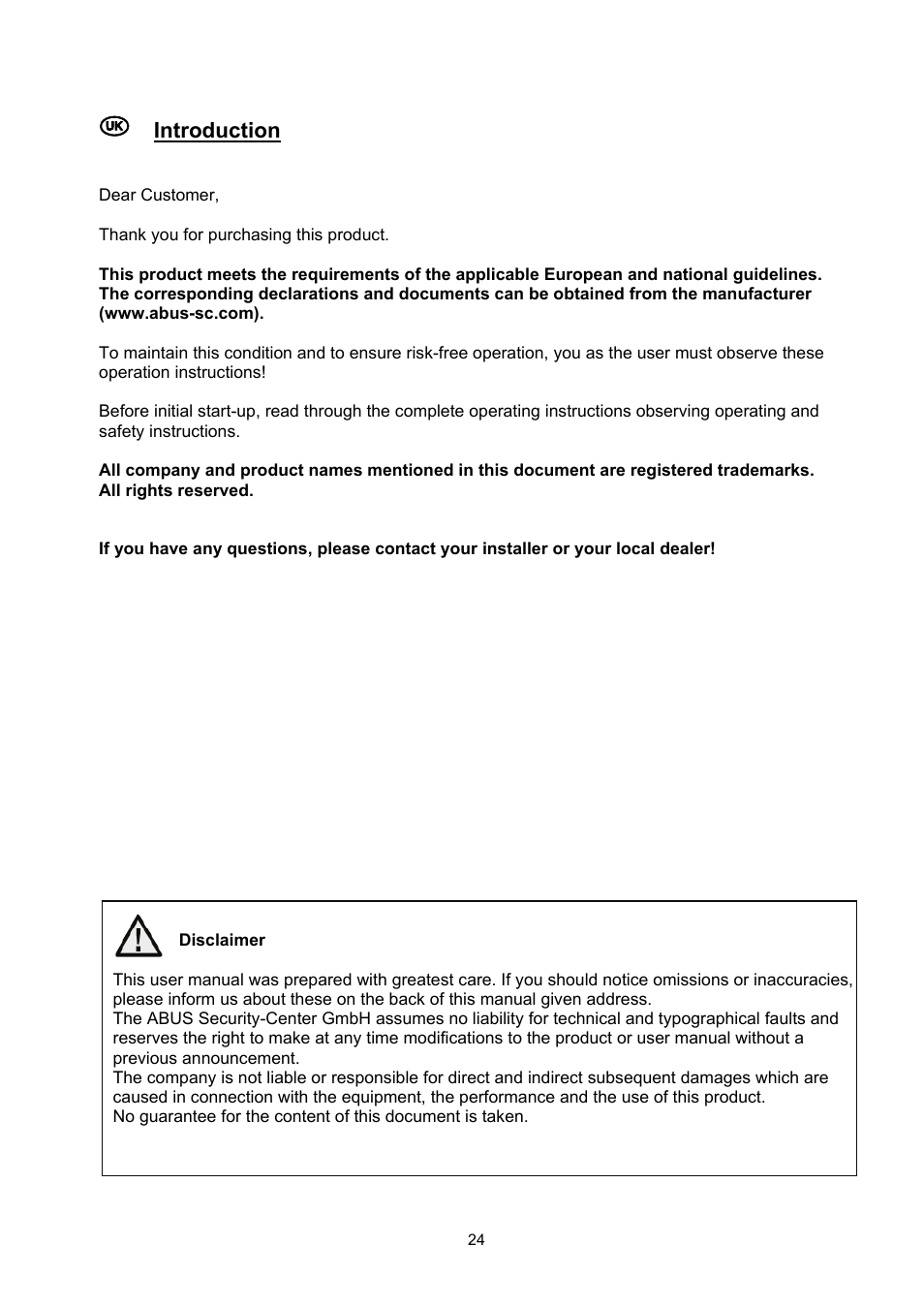 ABUS TVCC50030 User Manual | Page 24 / 102
