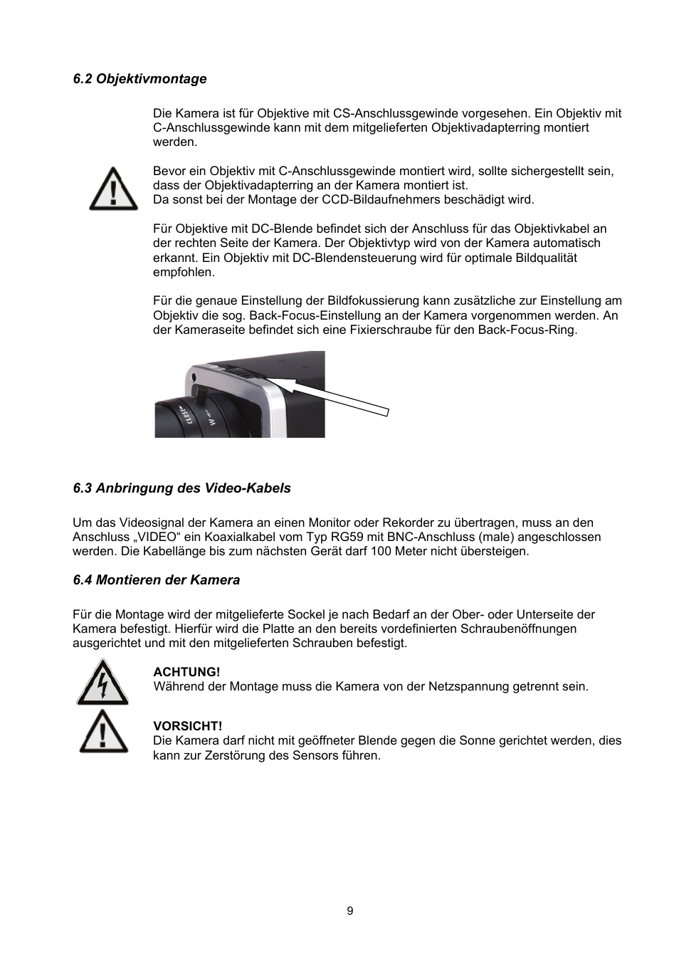 ABUS TVCC50030 User Manual | Page 9 / 102