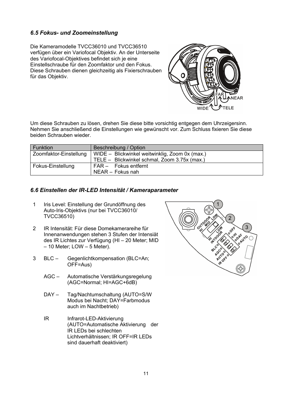 ABUS TVCC36510 User Manual | Page 11 / 62