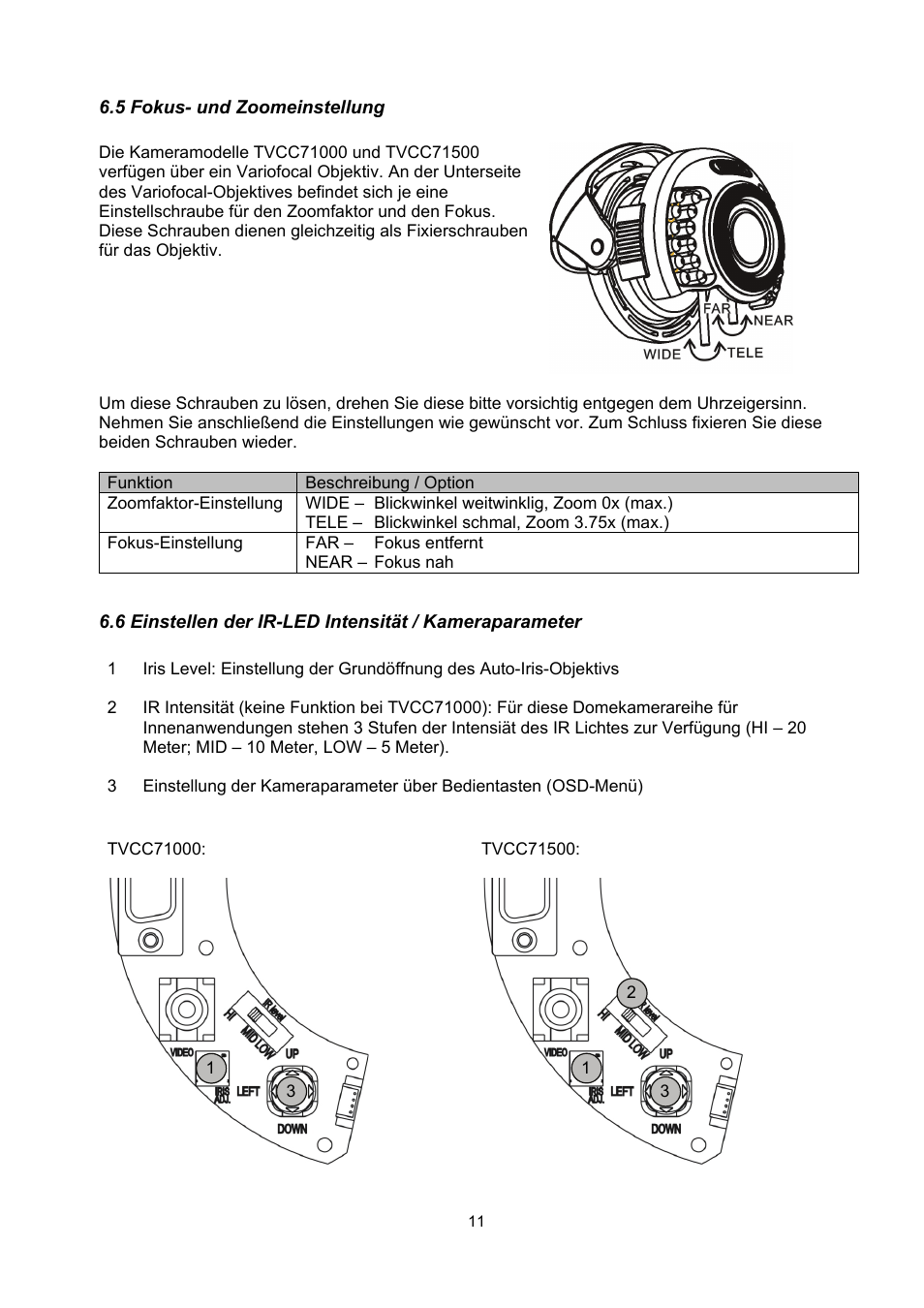 ABUS TVCC71000 User Manual | Page 11 / 82