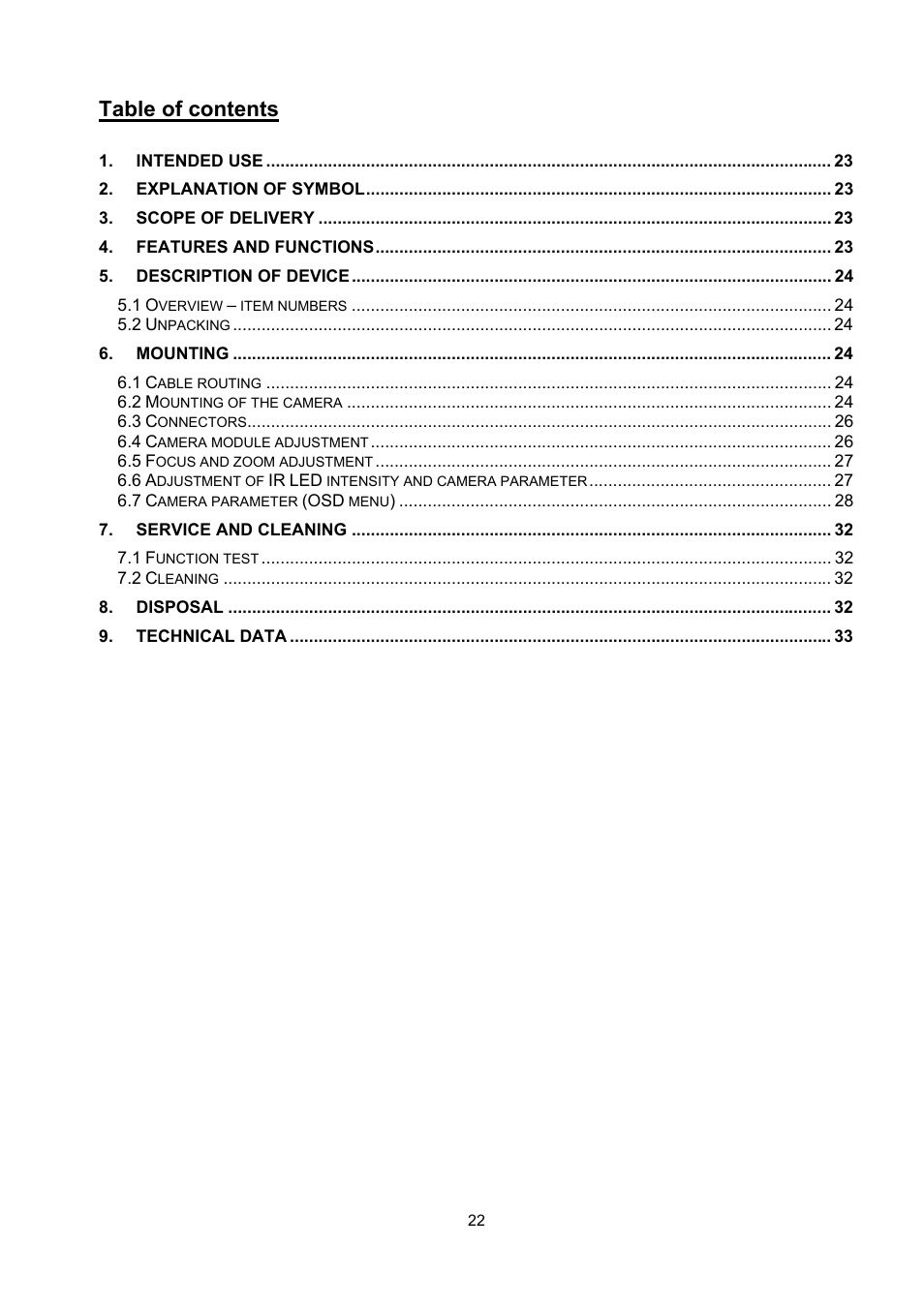 ABUS TVCC71000 User Manual | Page 22 / 82