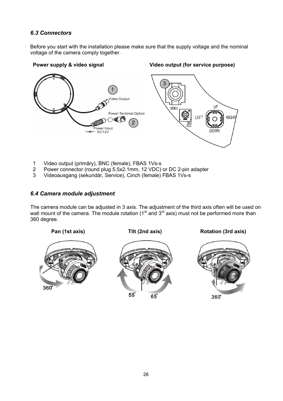 ABUS TVCC71000 User Manual | Page 26 / 82