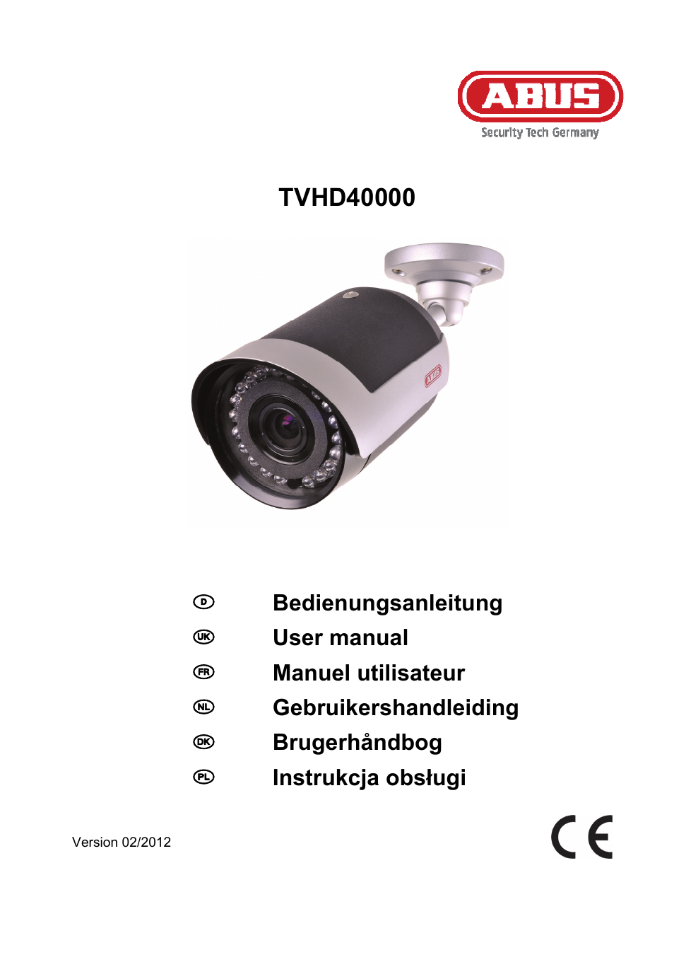 ABUS TVHD40000 User Manual | 74 pages