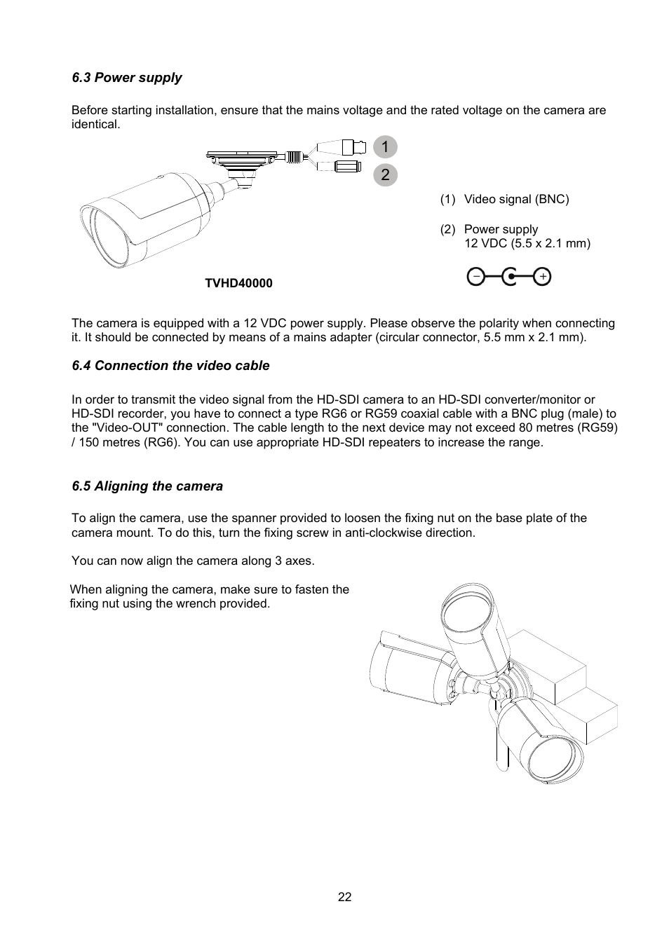 ABUS TVHD40000 User Manual | Page 22 / 74