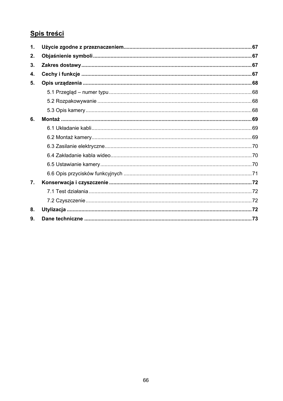 ABUS TVHD40000 User Manual | Page 66 / 74