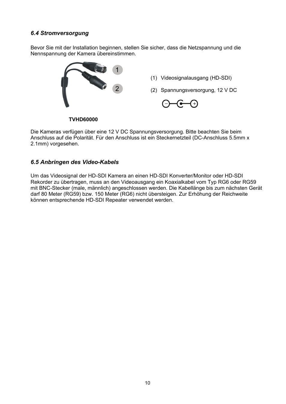 ABUS TVHD60010 User Manual | Page 10 / 111