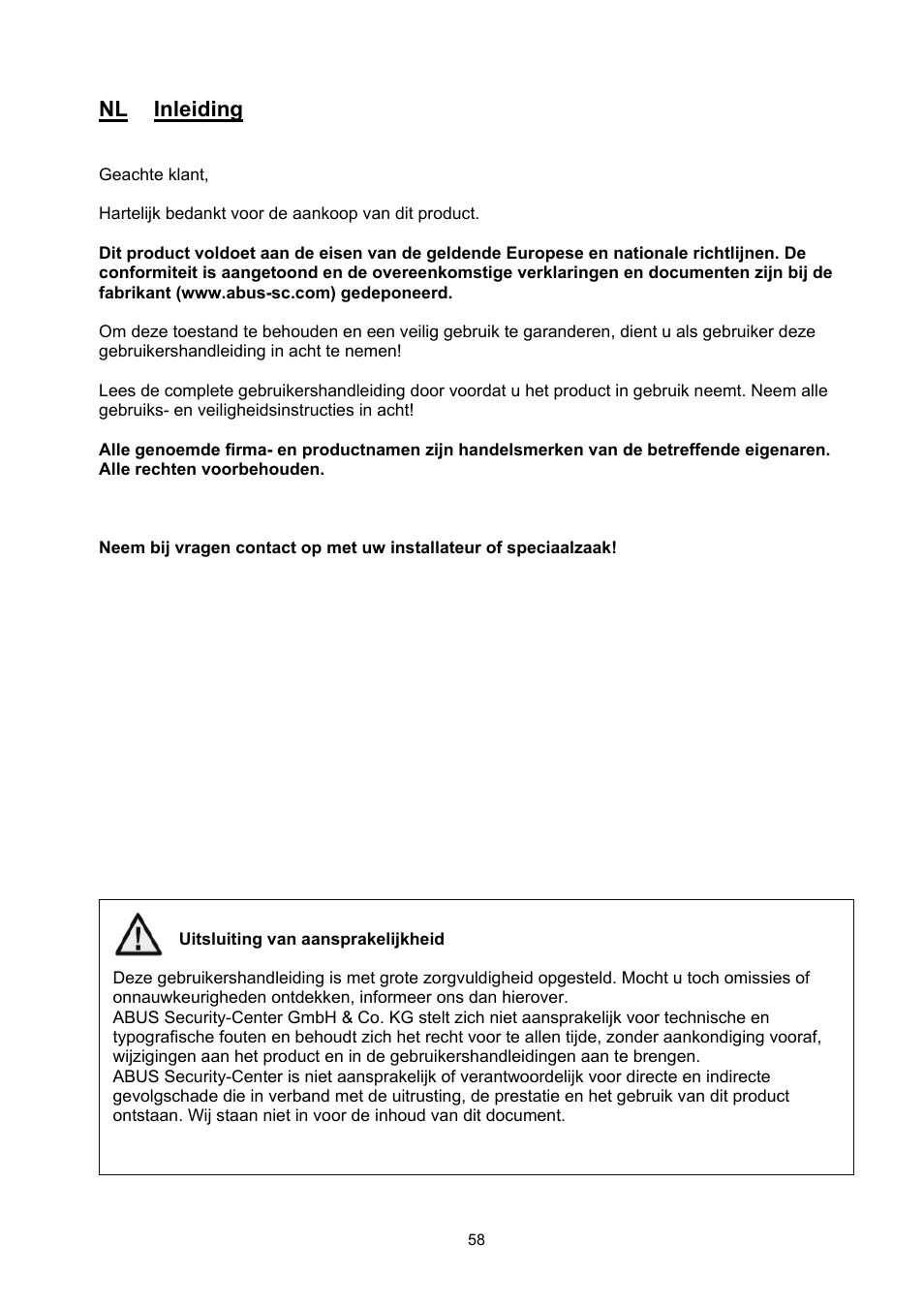 ABUS TVHD60010 User Manual | Page 58 / 111