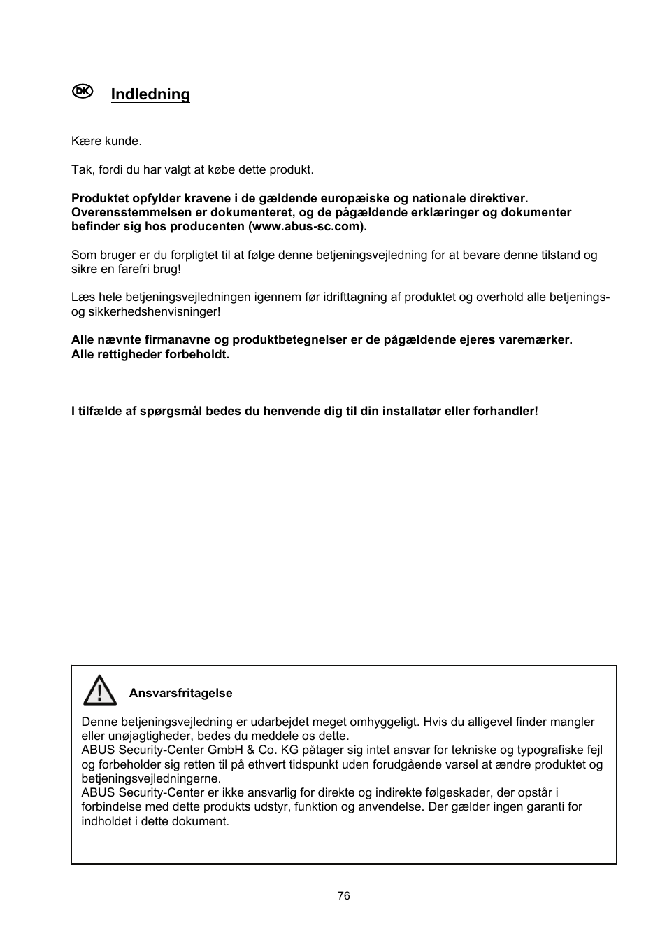 ABUS TVHD60010 User Manual | Page 76 / 111