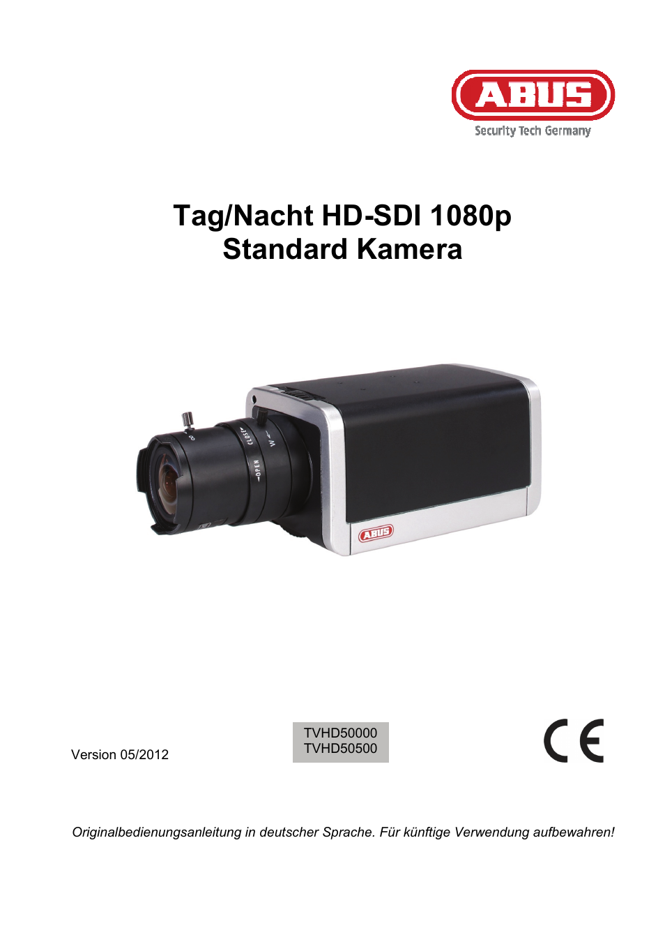 Tag/nacht hd-sdi 1080p standard kamera | ABUS TVHD50000 User Manual | Page 3 / 100